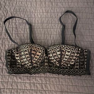 Adore Me Heart lace bra